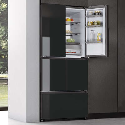 Haier B3FE742CMJ frigo américain - frigos américains (Autonome, Acier  inoxydable, Porte française, A++, LED, SN-T)