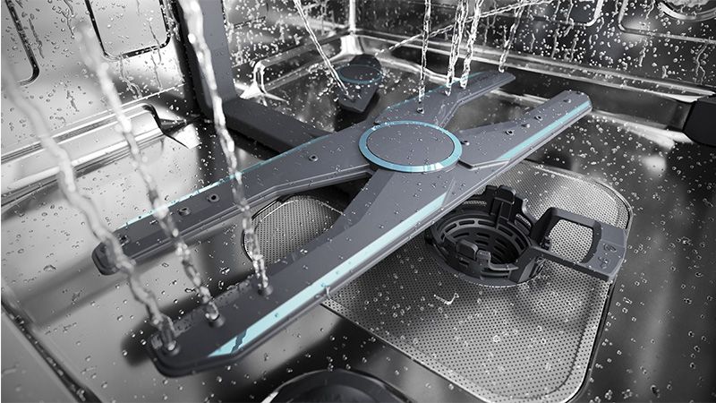 H-förmiger Sprüharm: Leistungsstark